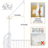 (31 inch, 100% Baby Crib Mobile Arm Wooden Holder - Baby Mobile Hanger for Crib Natural Beech Wood) Strong Anti Slip
