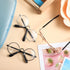 9 Pairs Doll Glasses - Metal Wire Rim Clear Lens Eyewear for 18 Inch Dolls & Mini Dolls Costume Accessories