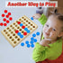 4 in a Row Wooden Connect Board Game | Foldable Line up 4 Game | Classic Strategy Family Fun Toy