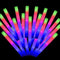 100 + 2 Pack Foam Glow Sticks Bulk Party Pack, Light Up Foam Sticks for Raves, Camping, Wedding, 3 Flashing Modes