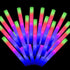 100 + 2 Pack Foam Glow Sticks Bulk Party Pack, Light Up Foam Sticks for Raves, Camping, Wedding, 3 Flashing Modes