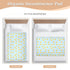 siphylline 52" 34" Light Blue Polka Dots Cartoon Yellow Chicks Extra Large Resuable Training Pee Pads for Kids Highly