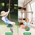 Set 7FT KINSPORY Disc Swing for Kids, Swing Accessories, Height Adjustable Gym Monkey Bars, Hanging Tree Seat
