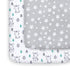 Pack and Play Sheets, 2 Pack Mini Crib Sheets, Stretchy Playard Fitted