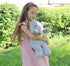 Elephant Teddy Bear Stuffed Animals, Plush Elephant Toys with Pink Ears for Girls Boys Kids Babies Shower Bedtime