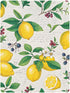 CZXW 52" 28" Vibrant Lemon Crib Sheets Fitted x Natural Cotton Soft & Breathable for Baby Crib Mattress