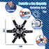 8-12 Transformable Fidget Spinners Toys for Adults and Kids,Cool Fingertip Gyros,Sensory Toys for Teens Boys Age ADHD