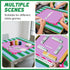 33'' 33'' Dunzy x Mahjong Mat with Carrying Bag Non Slip Noise Reduction Gaming Mat Rubber Mahjong Table Cover
