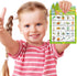 24 Summer Fancy Land Camping Bingo Game for Kids Players Die Cut Outdoor Adventure Game Graduation Party Supply