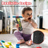 Baby Remote Control Toy, Realistic Toddler TV Remote with Light & Sound, Educational Musical Gift for 6M+ (Black)
