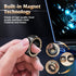 Upgrade Fidget Spinner for Stress Relief,Magnetic Fidget Spinner Rings with Relax Sounds,Stainless Steel Ring Toy