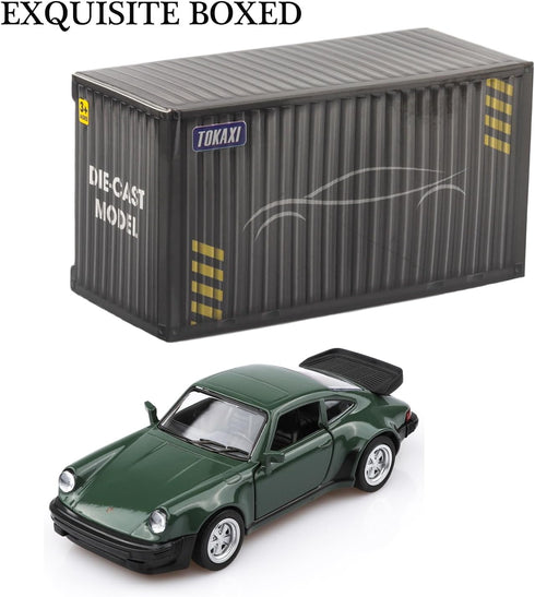1/36 Scale Porsche 911 Turbo 1978 Diecast Car Models - Pull Back Vehicles, Porsche 911 Toy Car Gifts for Boys & Girls