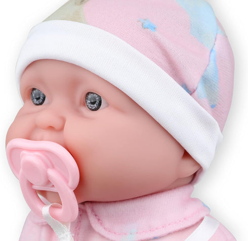 13" Set 2+ Twins Realistic Soft Body Baby Dolls | JC Toys - Berenguer Boutique | Twins Gift with Removable Outfits