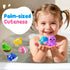 1-3, 1 2 3 3-5, 6 Pack Light Up Bath Toys for Kids Ages Pool Toys for Year Old Girl Boy, Water Activated Bath Toys