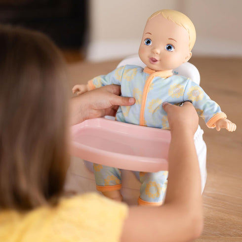 14 Inch 13, Acorn Avenue Soft Baby Doll for Toddlers with Removable Clothes & Pacifier, Toddler Doll Toy (Blue