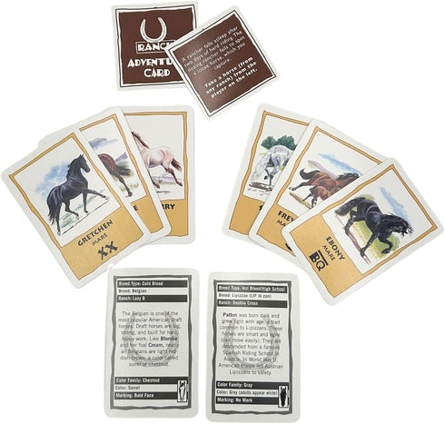 TaliCor 2-4 8+ Herd Your Horses Game - Experience the Thrill of a Wild Horse Round-Up for Players, Ages