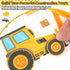 Ozepao 24 Sheets Construction Truck Stickers for Kids, Make Your Own Construction Vehicles, Car Party Favors,DIY Crafts
