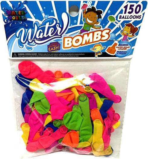 3” Water Wars Sports Water Balloon Refill Kit (150 PC)