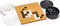 Yellow Mountain Imports Beechwood Veneer 9x9 Go Game Set with Single Convex Melamine Stones
