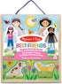 Melissa & Doug Best Friends Magnetic Dress-Up Wooden Dolls Set (78 pcs) for Pretend Play