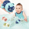 TQBYNJ 3 Pack Swimming Turtle Baby Bath Toys for Toddler 1-3,2025 Bath Toys