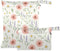 Burbuja Wildflowers Wet Dry Bags for Baby Cloth Diaper 2 Pack, Waterproof Reusable