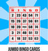 Regal Bingo - Easy Read Jumbo Bingo Cards, 50 Count, Perfect for Large Groups, Non-Repeating Set