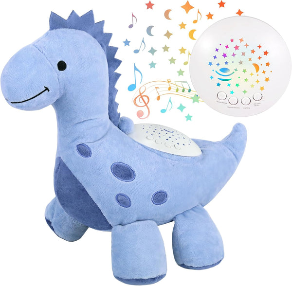 wiqins Baby Sleep Soother Cry Sensor Dinosaur Night Light Projector Baby Sound Machine