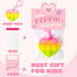 30 Packs JOYIN Valentine's Day Gift Cards with Heart Pop Bubble Keychain, Mini Pop Squeeze Toys, Stress Relief Fidget