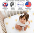 Sweet Jojo Designs Fitted Baby Crib Sheets (White and Yellow Boho Sun) for Boys or Girls, Infant Nursery, Toddler Room