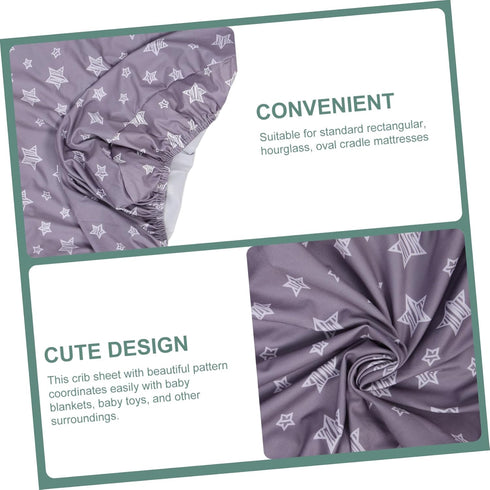 Toyvian Changing Pad Cover for Diaper Changing Table Washable Breathable Polyester Sponge Material Newborn to Unisex