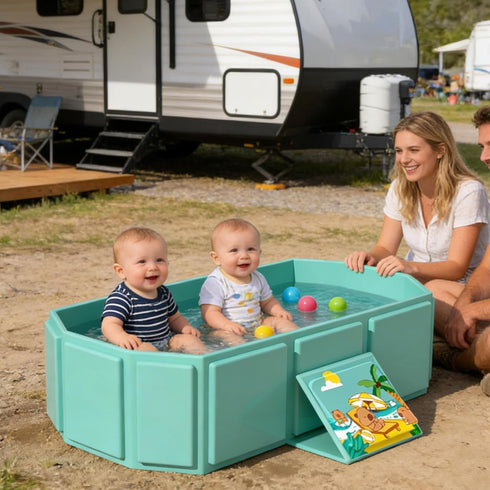 Generic Summer Portable Bathing Tub for Kids | Boys Girls Bathtub | Compact Kids Bathing Tub | for Home Apartment