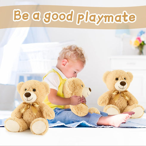 MaoGoLan Bulk Teddy Bears, 9 Packs of 13.8 Inch Plush Teddy Bear Toys, Gift for Boys Girls Birthday Party