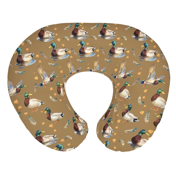 Vintage Mallard Ducks Baby Nursing Pillow Covers for Boy Girl Retro Duck