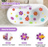 Cecliy 26 Pcs Non Slip Bathtub Stickers, Cute Daisy Shower Floor Non Slip Stickers for Safety Bathroom Tubs Shower
