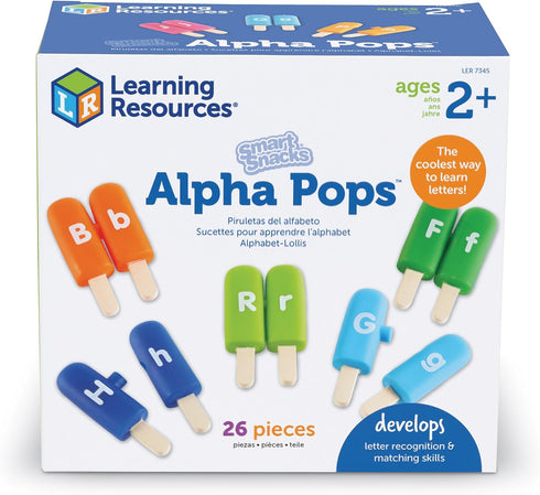 Learning Resources Smart Snacks Alpha Pops - Toddler Educational Alphabet Toys, ABC Puzzles, Ice Cream Toy, Preschool