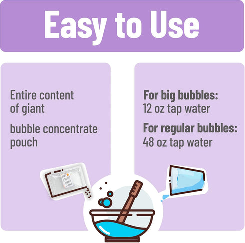 Mr. Pen Giant Bubble Wands Kit, Big Bubble Maker for Kids Outside, Outdoor Toys for Huge Bubble Fun