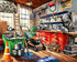 Springbok Tool Man's Garage 1000 Piece Puzzle for Adults - Colorful Garage