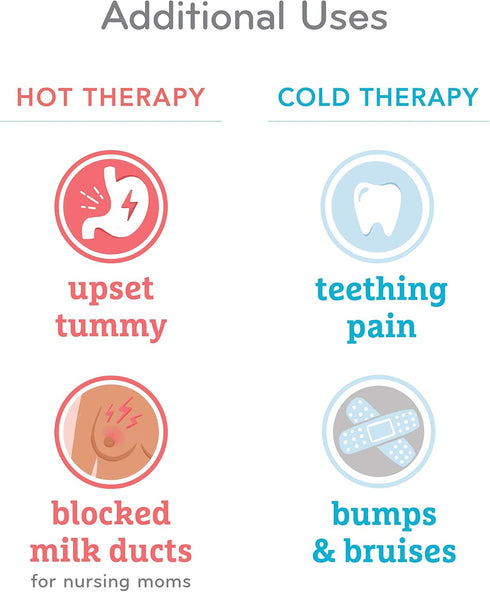 Munchkin TheraBurpee Colic & Fever Relief Kit with Hot & Cold Therapy Burp Cloths