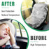 Ziciner Baby Car Seat Sun Shade Cover, Infant Auto Seats Heat Protector Keeps Baby's Carseat at Cooler Temperature