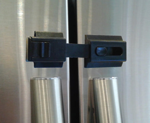 The Guardian Refrigerator Lock for Home Appliances, Black - Used for Infants and Special Needs Children
