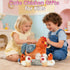 9 1 Set, in Chicken Stuffed Animal Cute Stuffed Chicken Plush Toy Egg Laying Hen with Zipper and Baby Chicks Toy