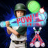 Pool Toys Beach Games for Kids - Inflatable Baseball with LED Light-up Glow in The Dark Bat for Outdoor Fun