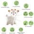 0-6, CaaOcho Pure Natural Rubber Teething Baby Toy - Sola The Goat Teether for Babies, BPA Free Baby Toy, All Natural