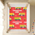 CZXW 52" 28" Construction Zone Vehicles Crib Sheets Fitted x Natural Cotton Soft & Breathable for Baby Crib Mattress