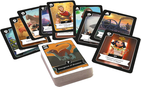 Zygomatic Timeline Twist Card Game - Cooperative Trivia Game for Kids and Adults, Ages 8+, 2-6 Players