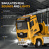 Kids Toys for 3-7 Years Old Boys - Die-cast Construction Toys Set with Semi Truck, Excavator, Bulldozer, Alloy Vehicles