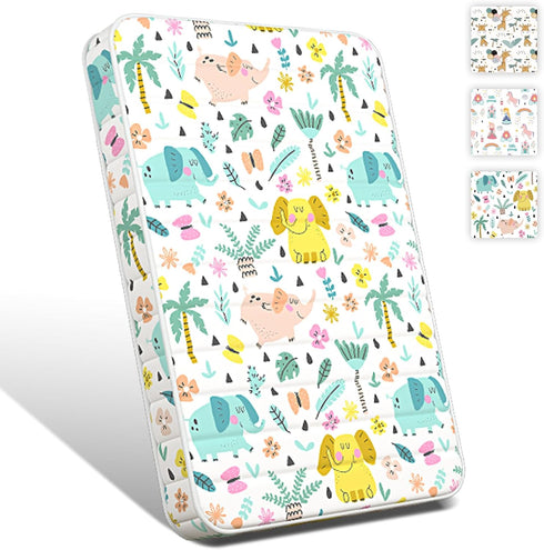3" Mini Mattress, 38"x24" High-Density Supportive Foam, Edge Reinforcement Design, Odorless and