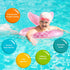 Baby Pool Float, Infant Swim Float, Toddler Pool Float, Mermaid Baby Swimming Float, Inflatable Pool Toys, 2024