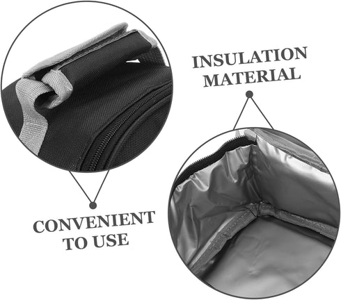 BESTonZON Insulated Bottle Bag for Breast Milk Storage Portable Cooler Tote for Travel Leak Design Easy-clean Lining